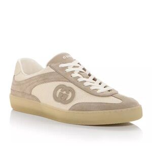 Gucci Tan Sneakers Retro-Inspired Suede